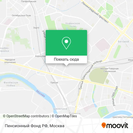 Карта Пенсионный Фонд РФ
