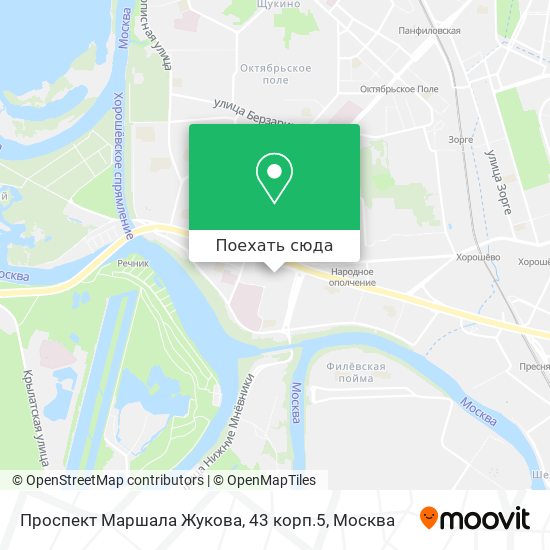 Карта Проспект Маршала Жукова, 43 корп.5