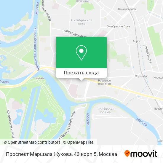 Карта Проспект Маршала Жукова, 43 корп.5