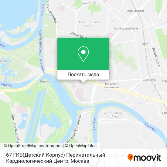 Карта 67 ГКБ(Детский Корпус) Перинатальный Кардиологический Центр