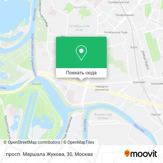 Карта просп. Маршала Жукова, 30