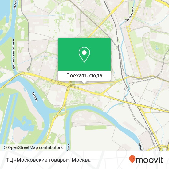 Карта ТЦ «Московские товары»