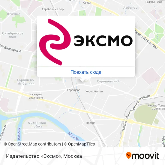 Карта Издательство «Эксмо»