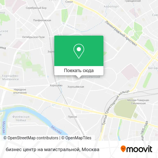 Карта бизнес центр на магистральной