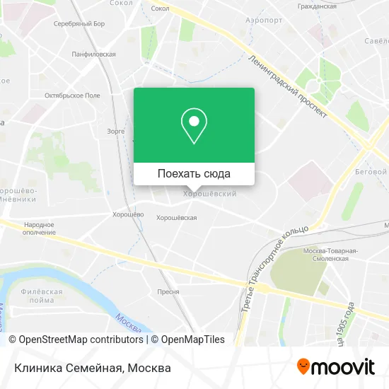 Карта Клиника Семейная