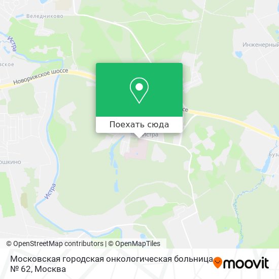 Карта Московская городская онкологическая больница № 62