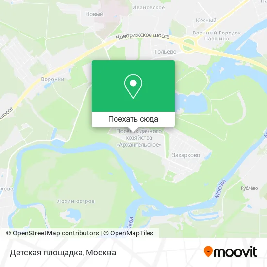 Карта Детская площадка