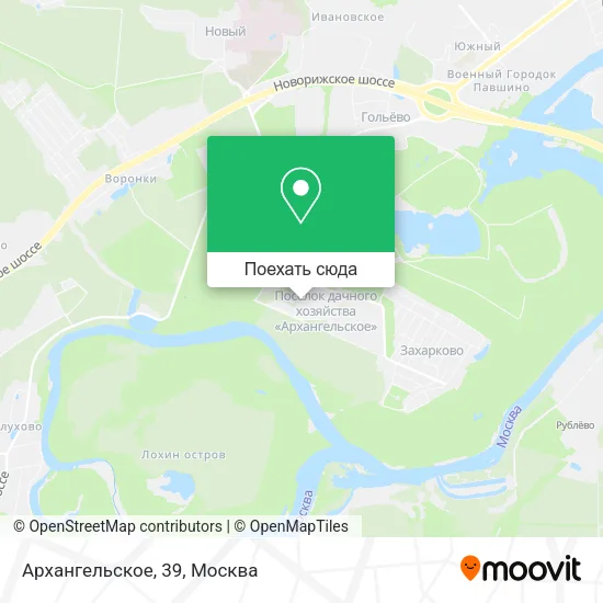 Карта Архангельское, 39