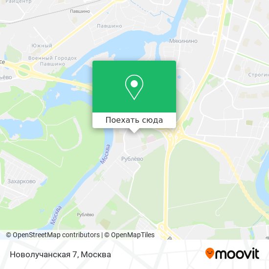 Карта Новолучанская 7