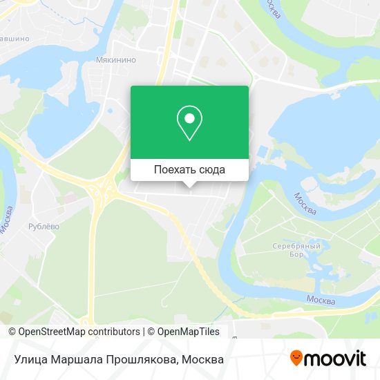Карта Улица Маршала Прошлякова