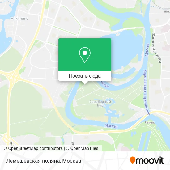 Карта Лемешевская поляна