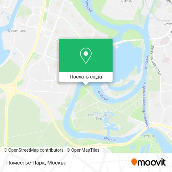 Карта Поместье-Парк