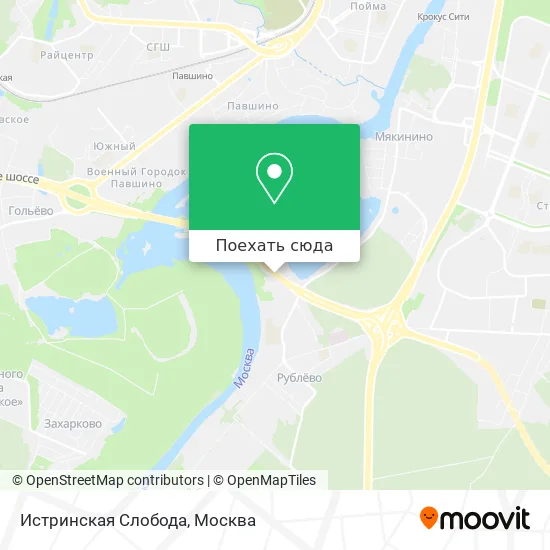 Карта Истринская Слобода