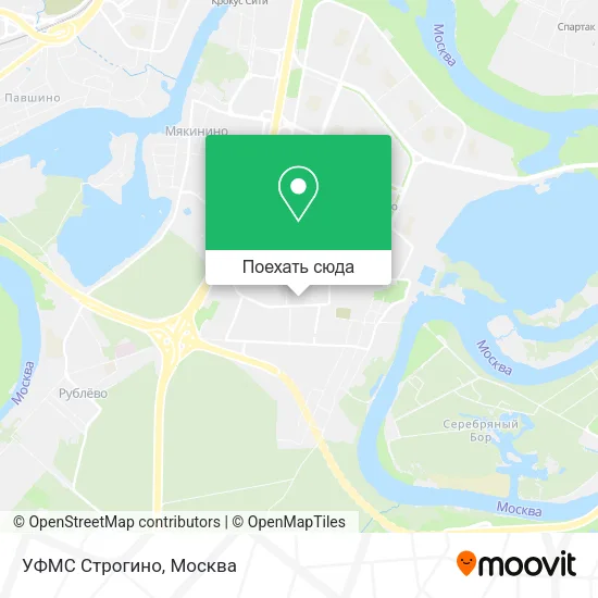 Карта УФМС Строгино