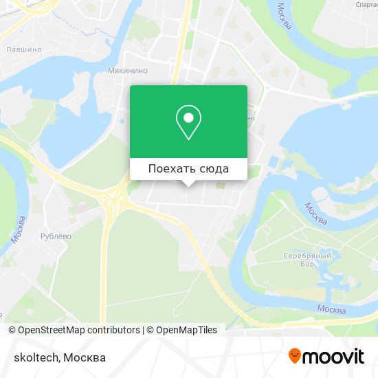 Карта skoltech