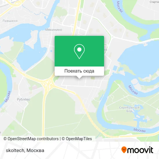 Карта skoltech