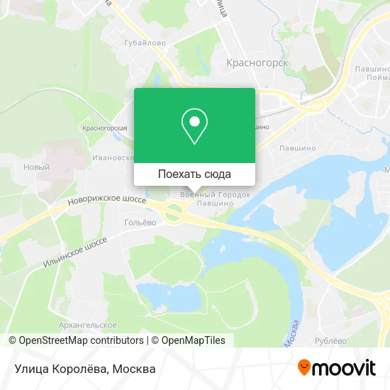 Карта Улица Королёва