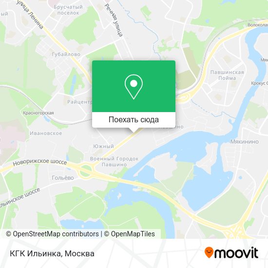 Карта КГК Ильинка