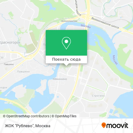 Карта ЖОК "Рублево"