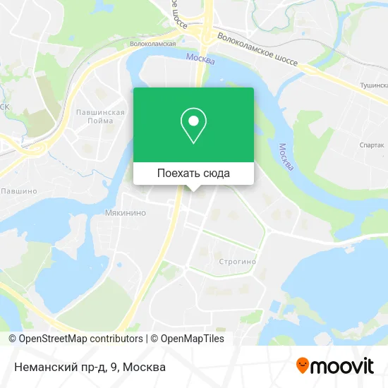 Карта Неманский пр-д, 9