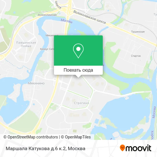 Карта Маршала Катукова д.6 к.2