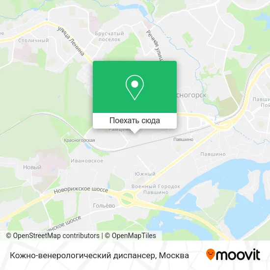 Карта Кожно-венерологический диспансер