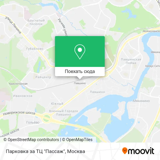 Карта Парковка за ТЦ "Пассаж"