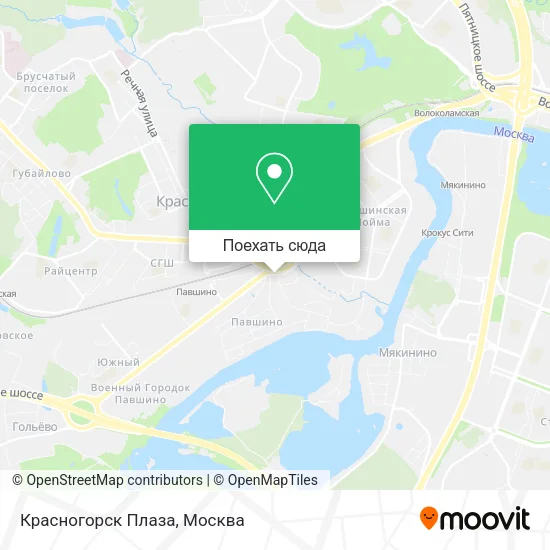Карта Красногорск Плаза