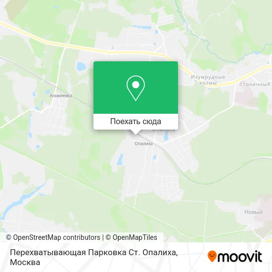 Карта Перехватывающая Парковка Ст. Опалиха