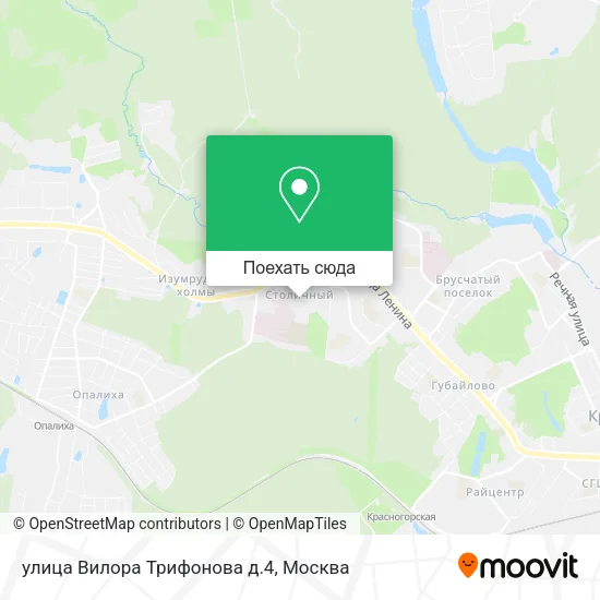 Карта улица Вилора Трифонова д.4