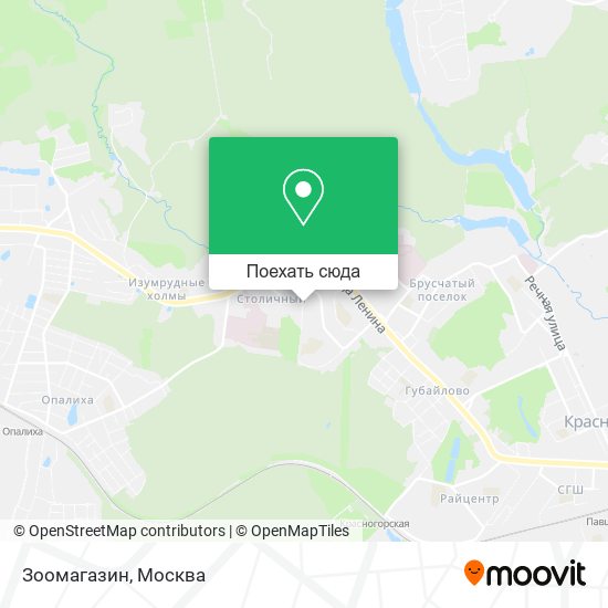 Карта Зоомагазин