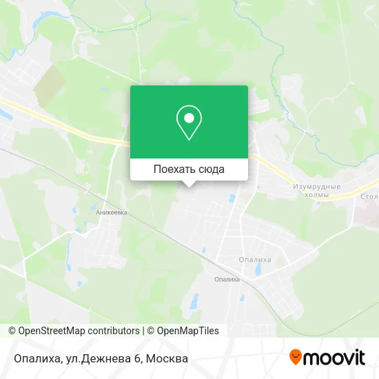 Карта Опалиха, ул.Дежнева 6