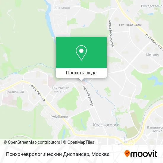 Карта Психоневрологический Диспансер