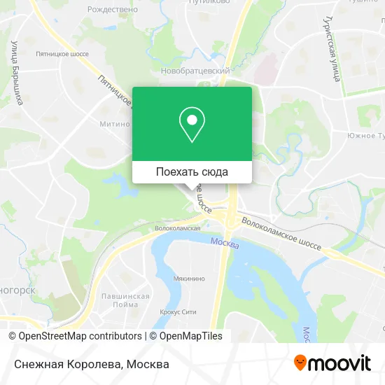 Карта Снежная Королева