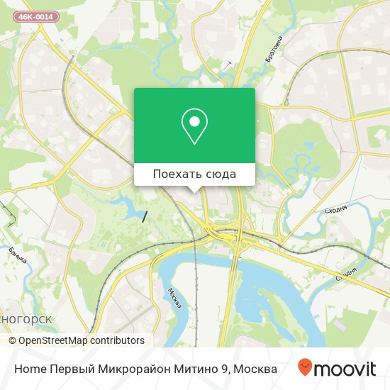 Карта Home Первый Микрорайон Митино 9