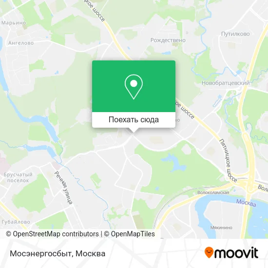 Карта Мосэнергосбыт