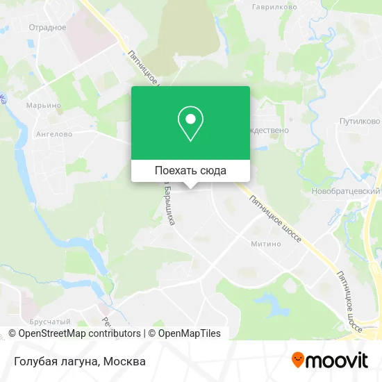 Карта Голубая лагуна