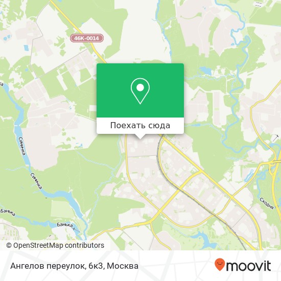 Карта Ангелов переулок, 6к3