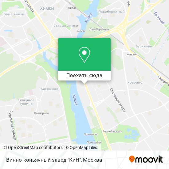 Карта Винно-коньячный завод "КиН"