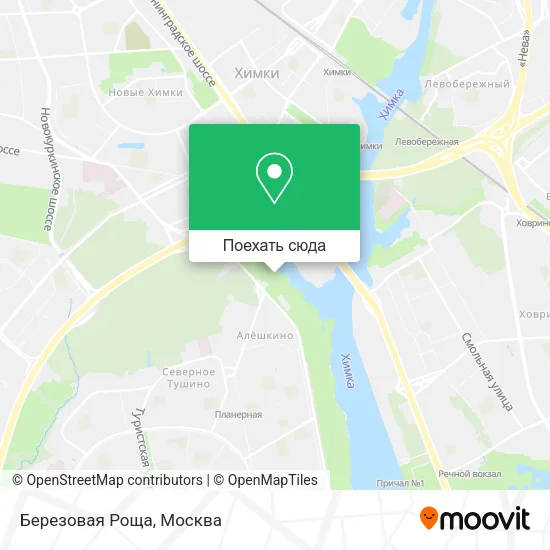 Карта Березовая Роща