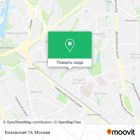 Карта Базовская 14
