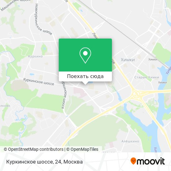 Карта Куркинское шоссе, 24