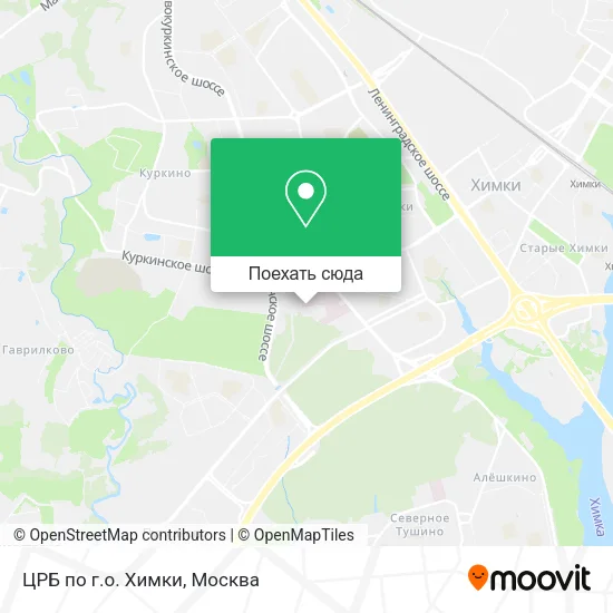 Карта ЦРБ по г.о. Химки