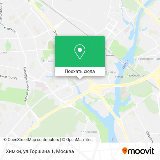 Карта Химки, ул.Горшина 1