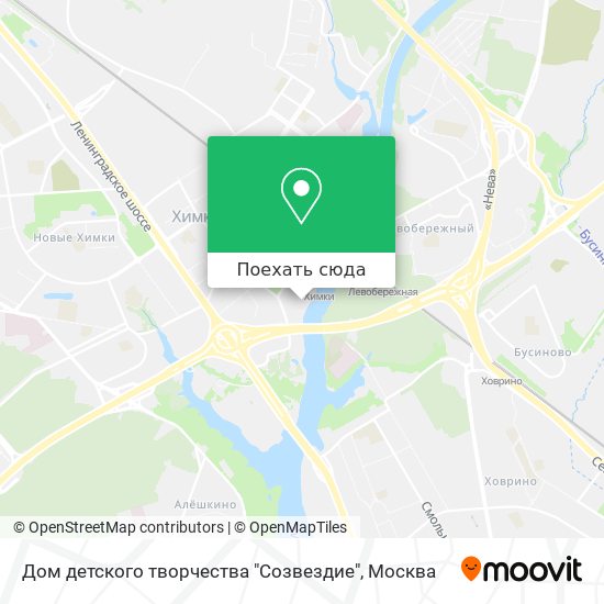 Карта Дом детского творчества "Созвездие"