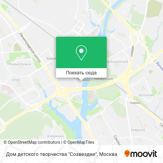 Карта Дом детского творчества "Созвездие"
