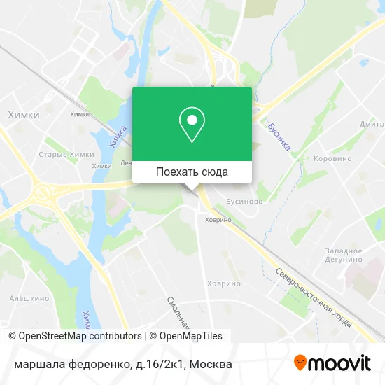 Карта маршала федоренко, д.16/2к1