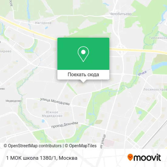 Карта 1 МОК школа 1380/1