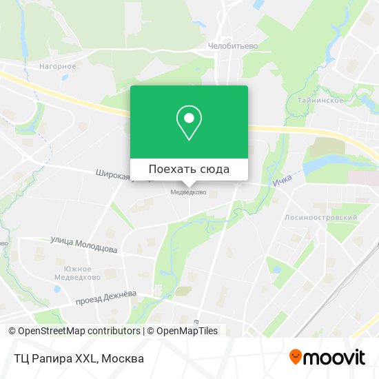 Карта ТЦ Рапира XXL