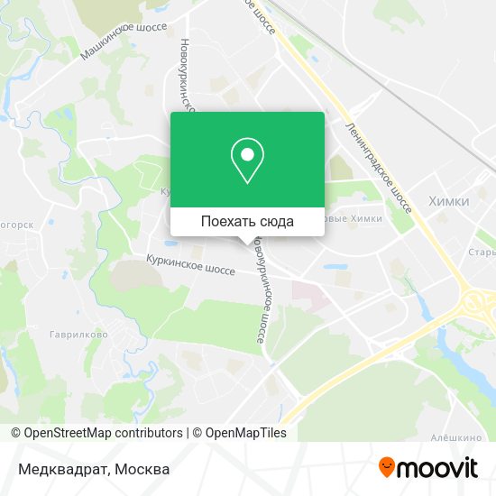 Карта Медквадрат